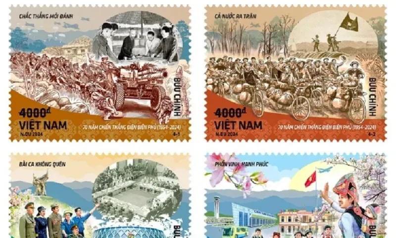 Une collection de timbres-poste spéciale marque le 70e anniversaire de la Victoire de Diên Biên Phu