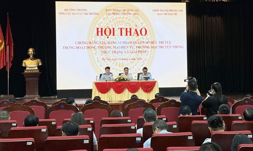 Chống hàng giả, hàng vi phạm quyền sở hữu trí tuệ trong hoạt động thương mại điện tử.
