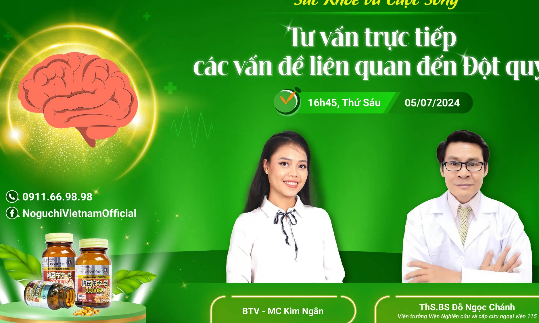 Tư vấn trực tiếp các vấn đề liên quan đến Đột quỵ