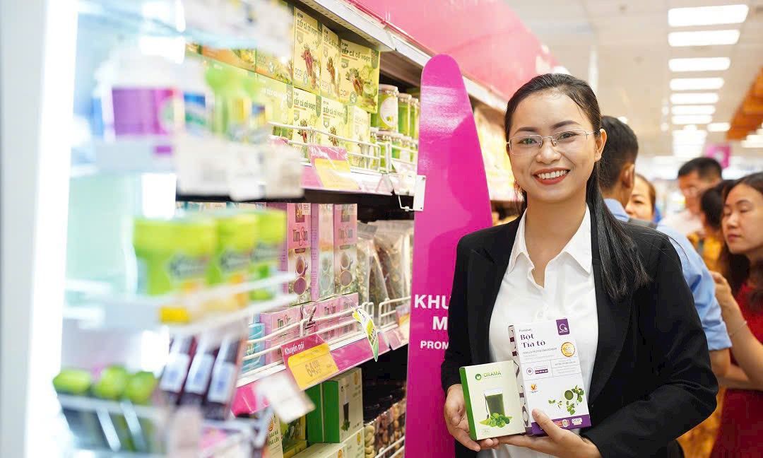 Sản phẩm bột rau đạt chuẩn OCOP 4 sao .