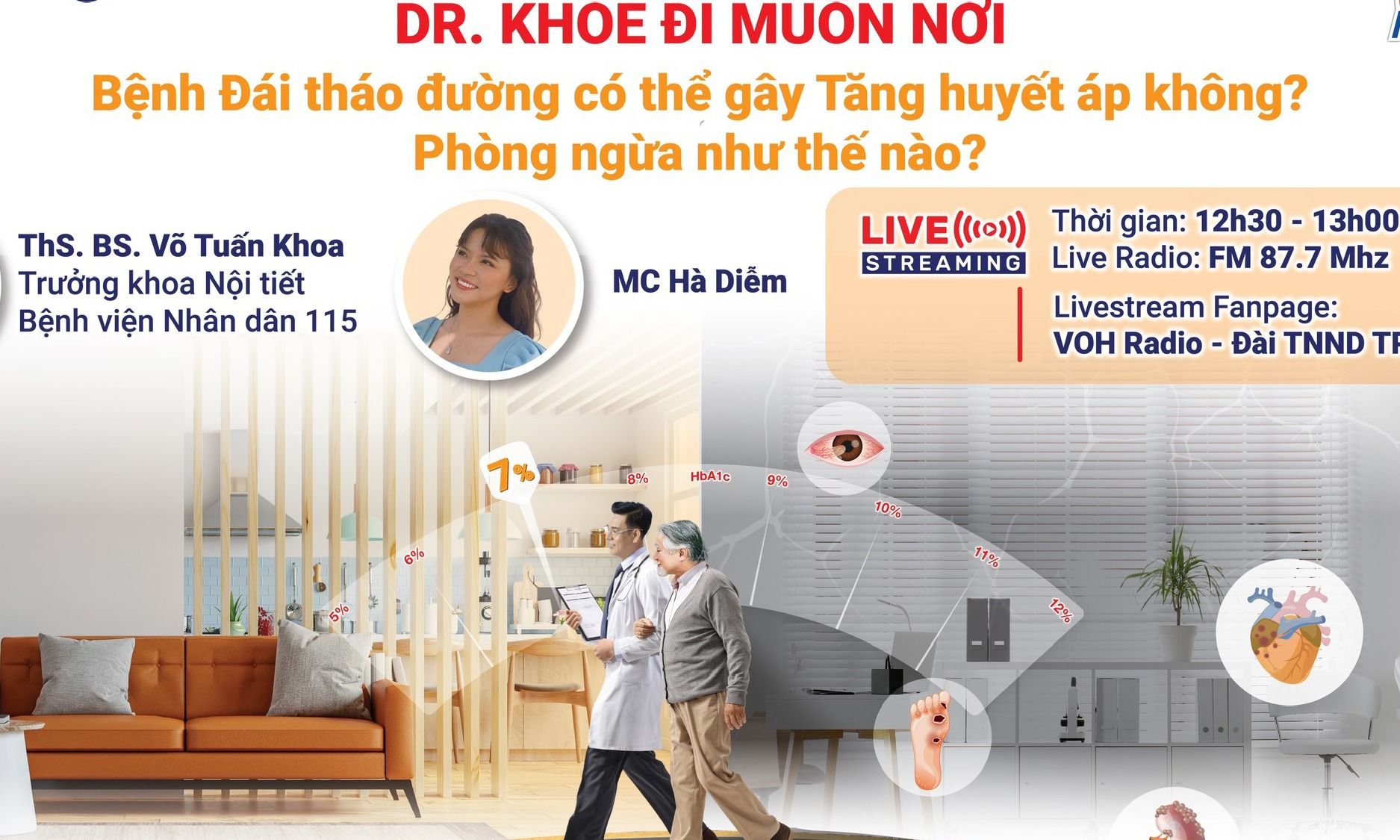 Bệnh Đái tháo đường (ĐTĐ) có thể gây Tăng huyết áp không? Phòng ngừa như thế nào?