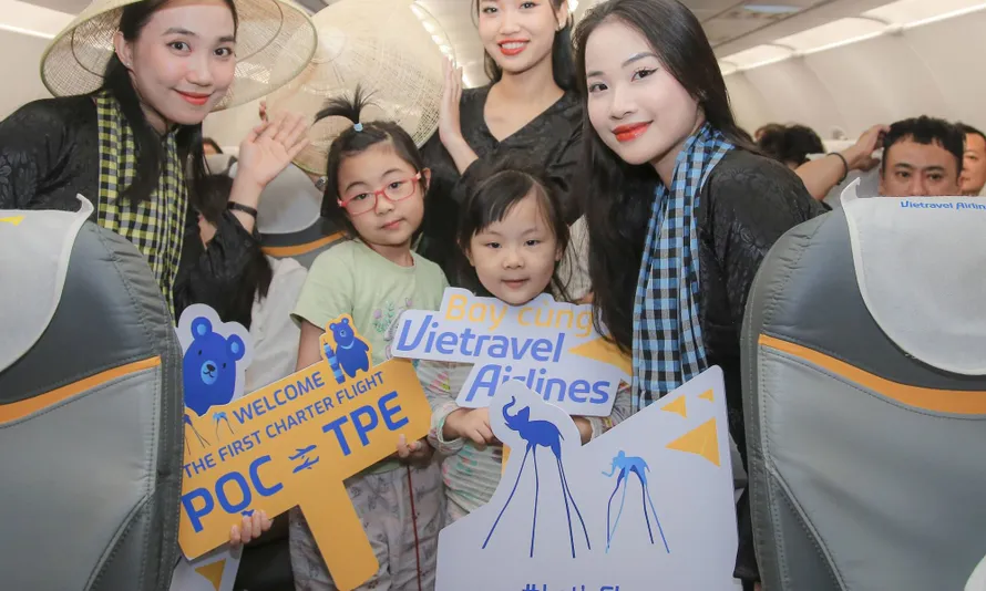 Vietravel Airlines khai trương đường bay Đài Bắc (TPE) - Phú Quốc (PQC)