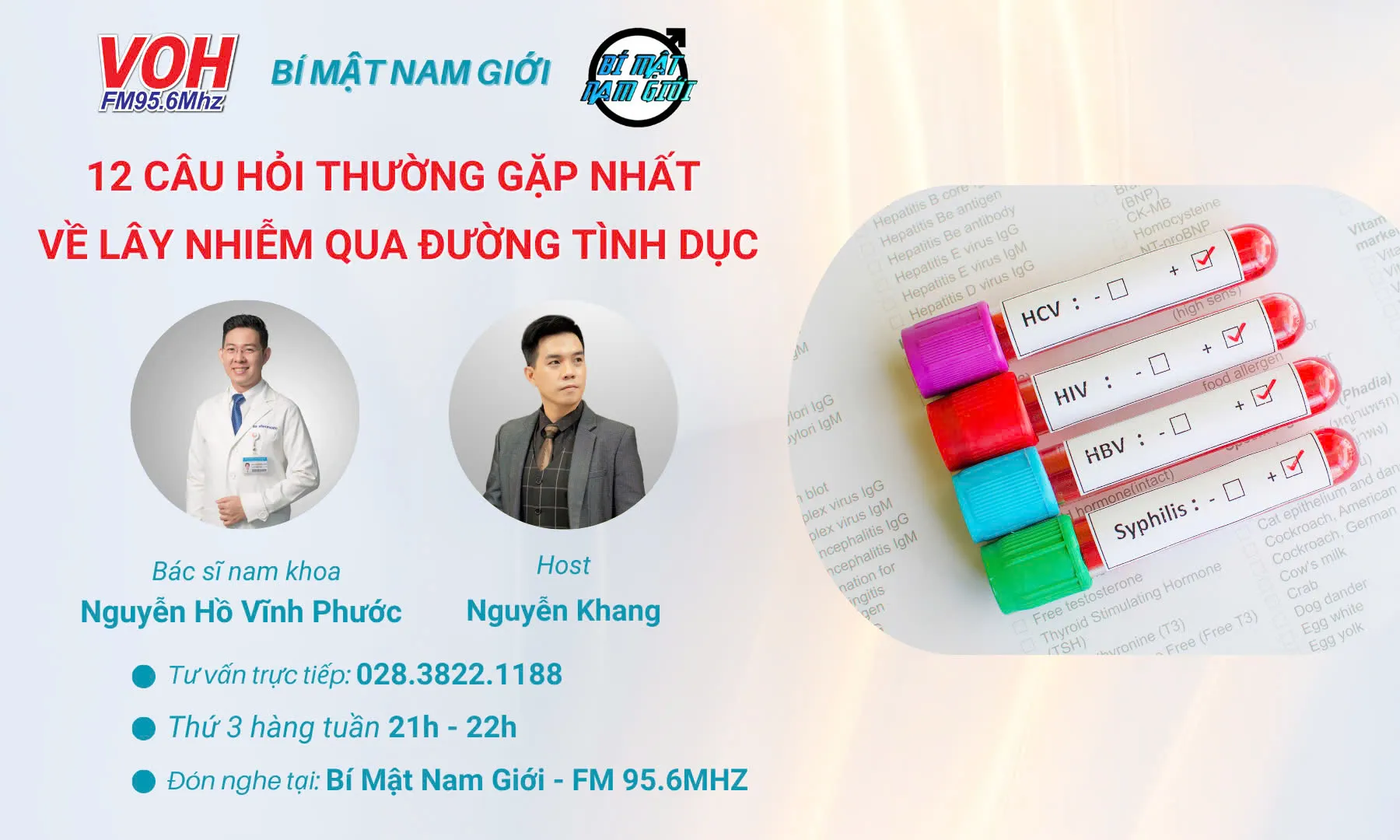 17/09/2024 - 12 câu hỏi thường gặp nhất về lây nhiễm qua đường tình dục