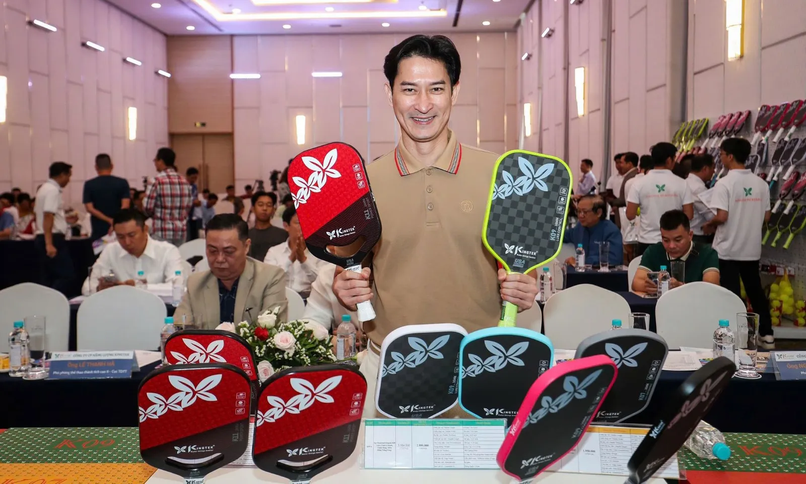 Kingtek ra mắt 3 sản phẩm vợt pickleball chất lượng cao 