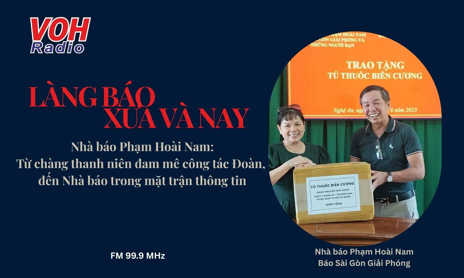 Từ chàng thanh niên đam mê công tác Đoàn,  đến Nhà báo trong mặt trận thông tin