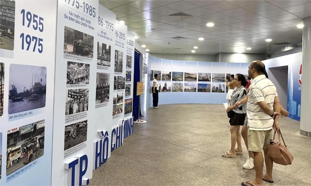  Triển lãm “Sài Gòn xưa và nay” tại ga Metro Bến Thành