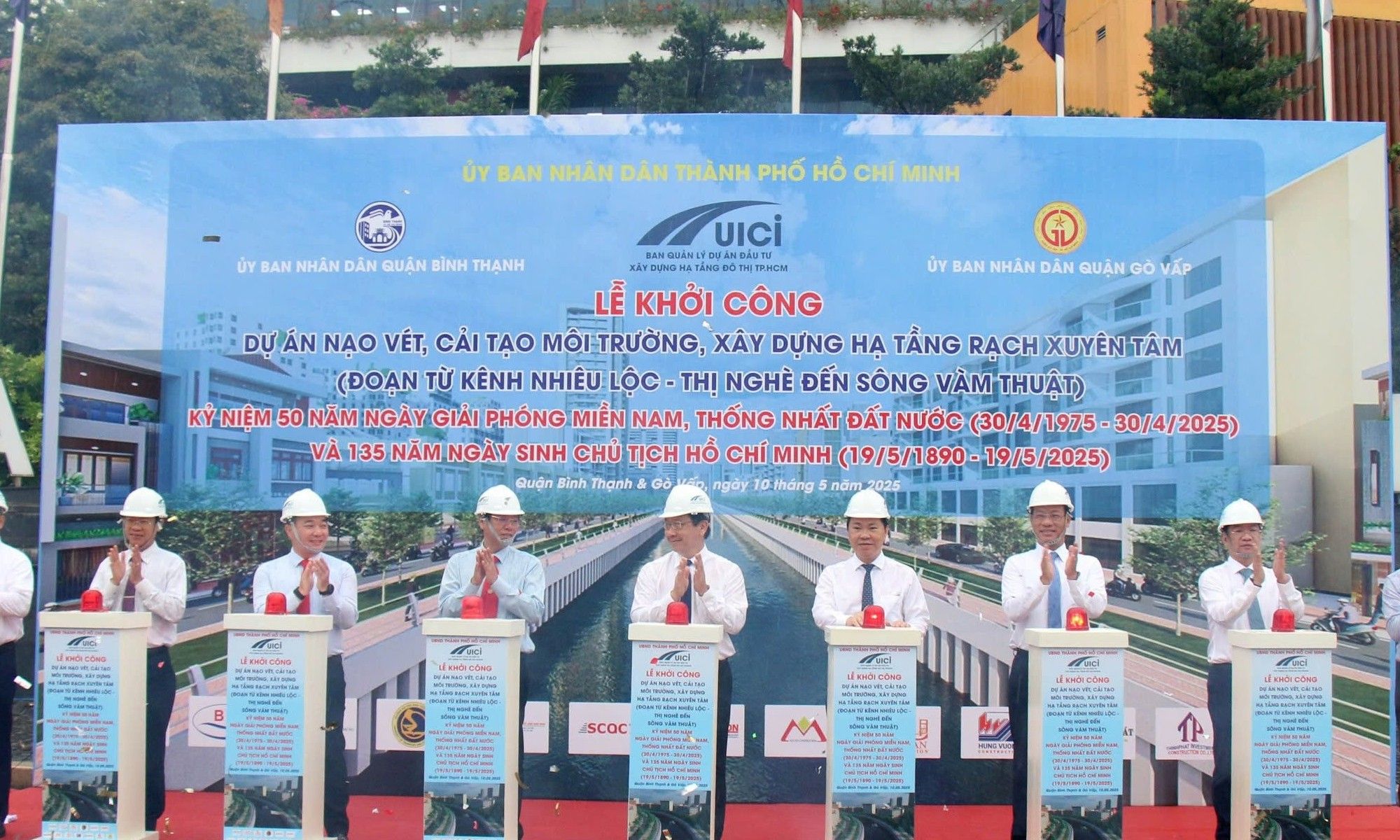 TP.HCM khởi công dự án cải tạo rạch Xuyên Tâm sau hơn 20 năm chờ đợi