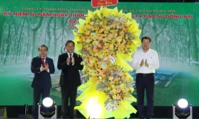 Tổng Công ty Cao su Đồng Nai - Hành trình 50 năm vươn mình mạnh mẽ.