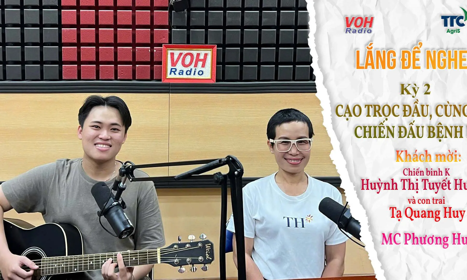 Cạo trọc đầu để đồng hành cùng mẹ chiến đấu với bệnh K