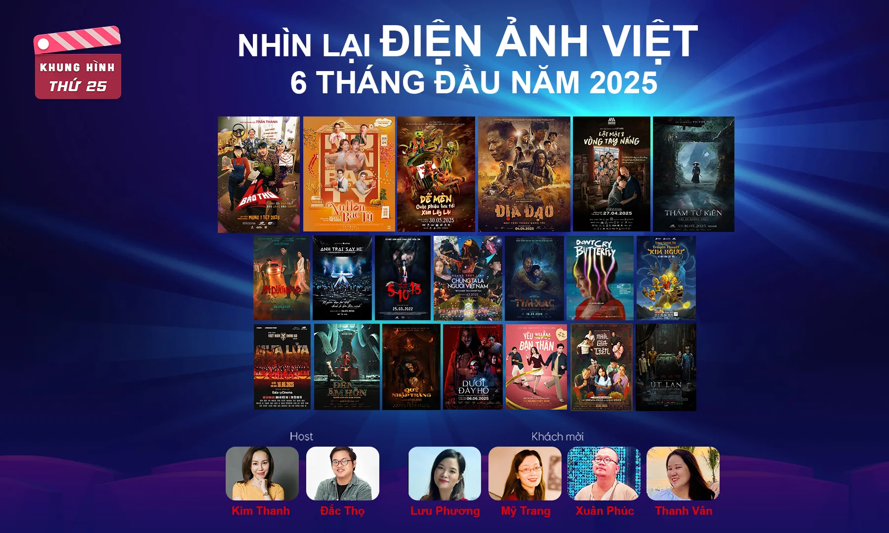 Nhìn lại điện ảnh Việt 6 tháng đầu năm 2025; phim 