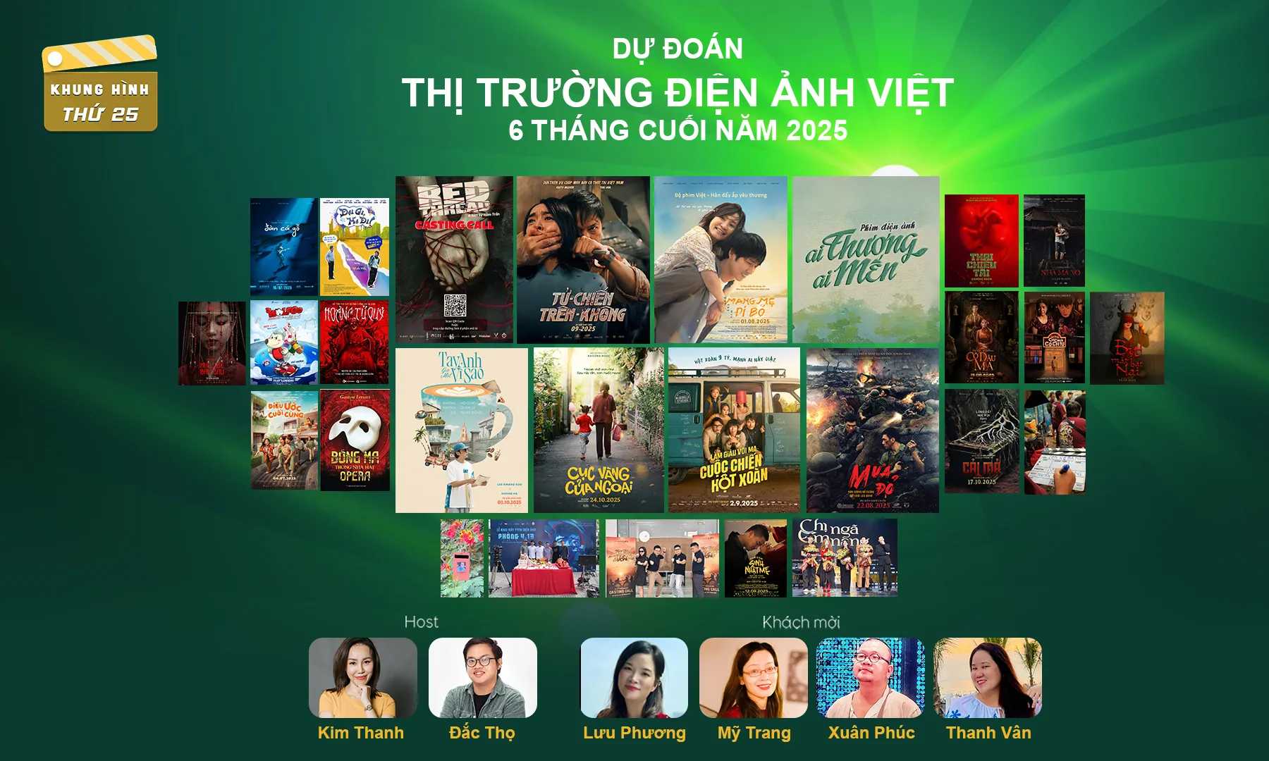 Dự đoán định ảnh Việt 6 tháng cuối năm 2025; Tin về Phá Đám: Sinh Nhật Mẹ, Làm Giàu Với Ma 2 
