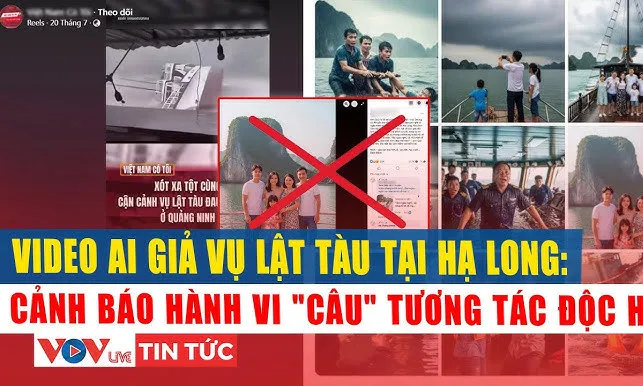Hàng loạt nội dung sử dụng AI câu view từ vụ lật tàu ở Quảng Ninh; Trò chuyện cùng Đạt G