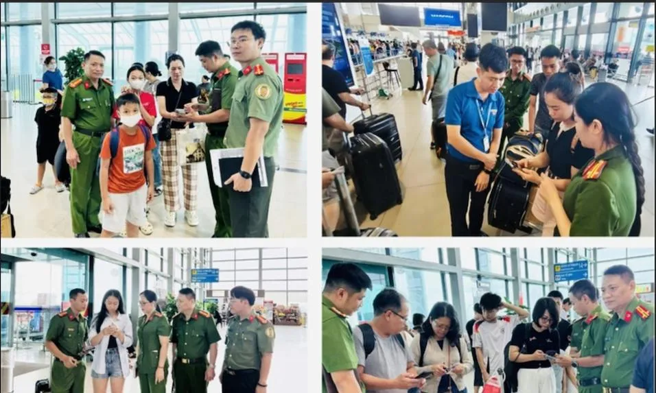 Tăng cường triển khai ứng dụng VNeID và nhận diện sinh trắc học làm thủ tục lên máy bay