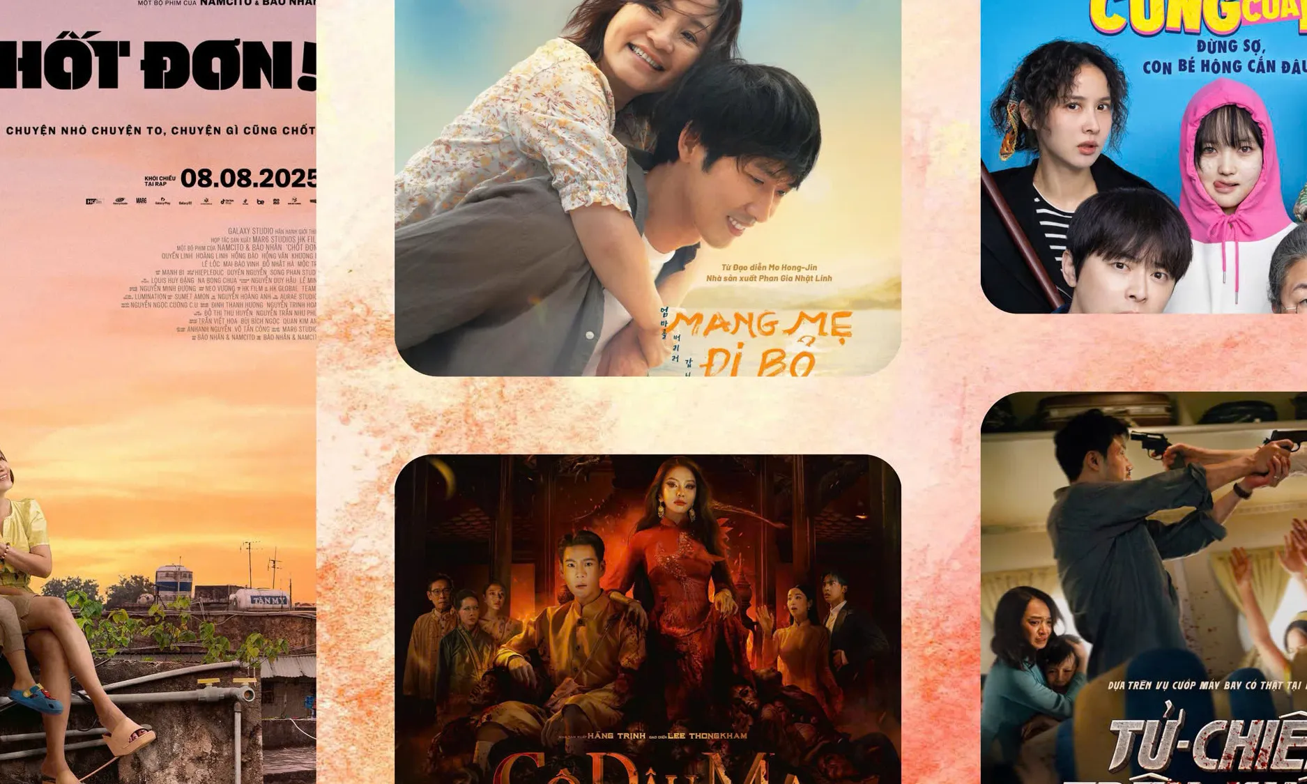 Hồng Đào kể hậu trường Mang mẹ đi bỏ; Review Chốt đơn! và tin về Cô dâu ma, Tử chiến trên không