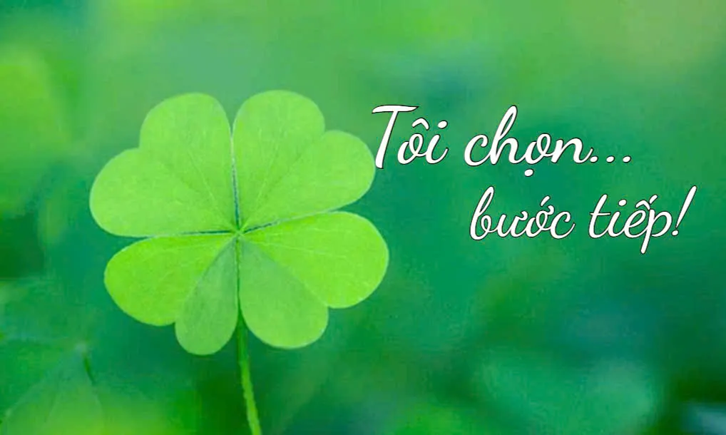 TÔI CHỌN… BƯỚC TIẾP