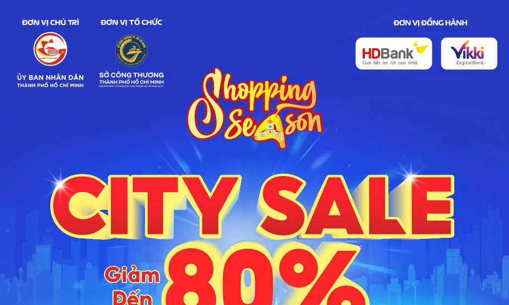 City sale 2025”-cơ hội để TPHCM định vị hình ảnh trung tâm mua sắm năng động