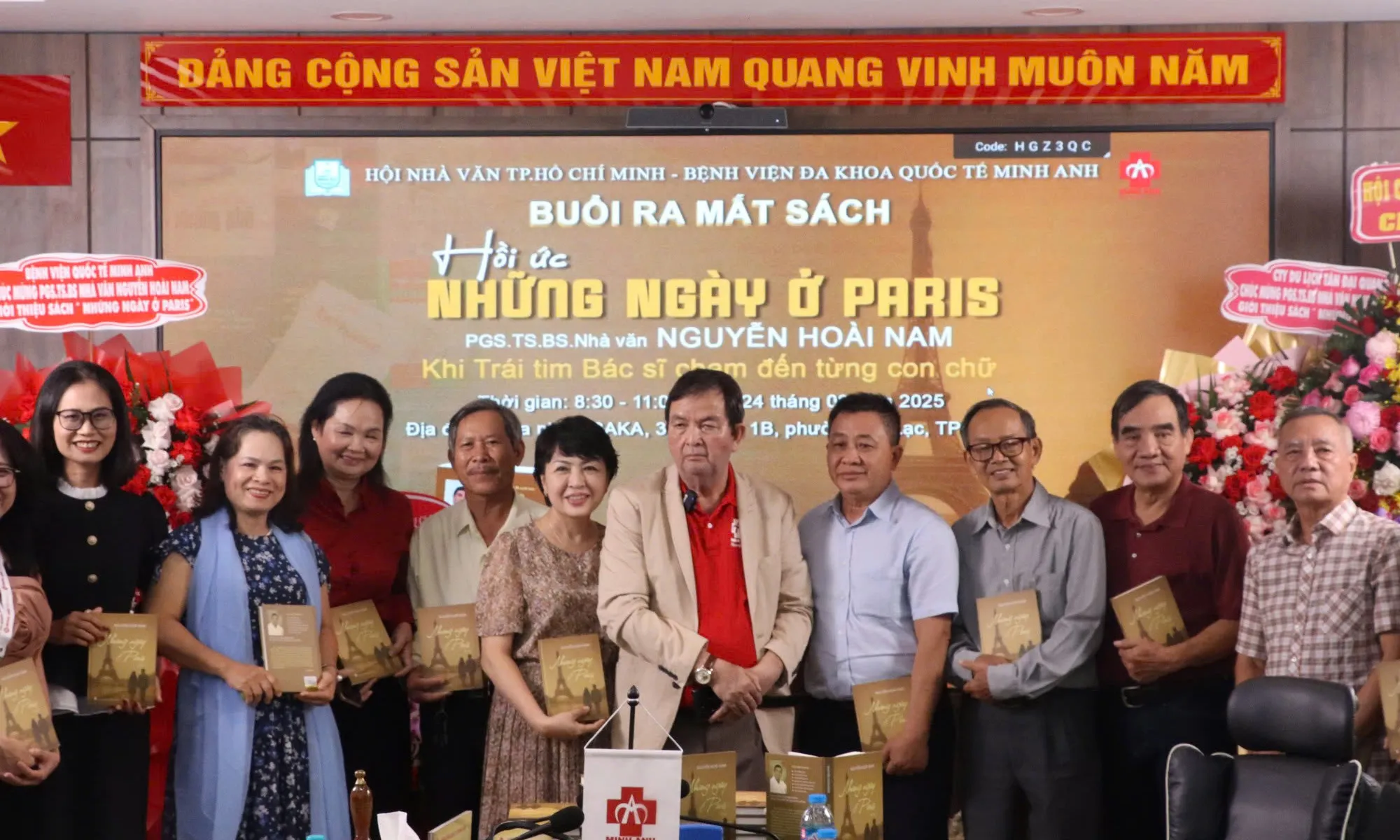 PGS.TS.BS. Nhà văn Nguyễn Hoài Nam ra mắt hồi ức 