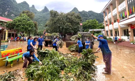 Phát huy sức trẻ Gen Z trong công tác hỗ trợ, khắc phục hậu quả sau bão lũ