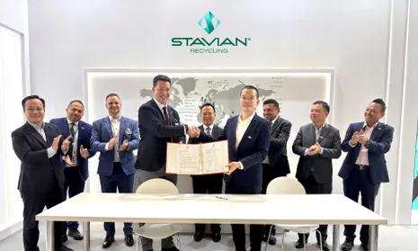 Stavian Recycling ký kết biên bản ghi nhớ hợp tác với Công ty TNHH Starlinger và Công ty CP AMUT
