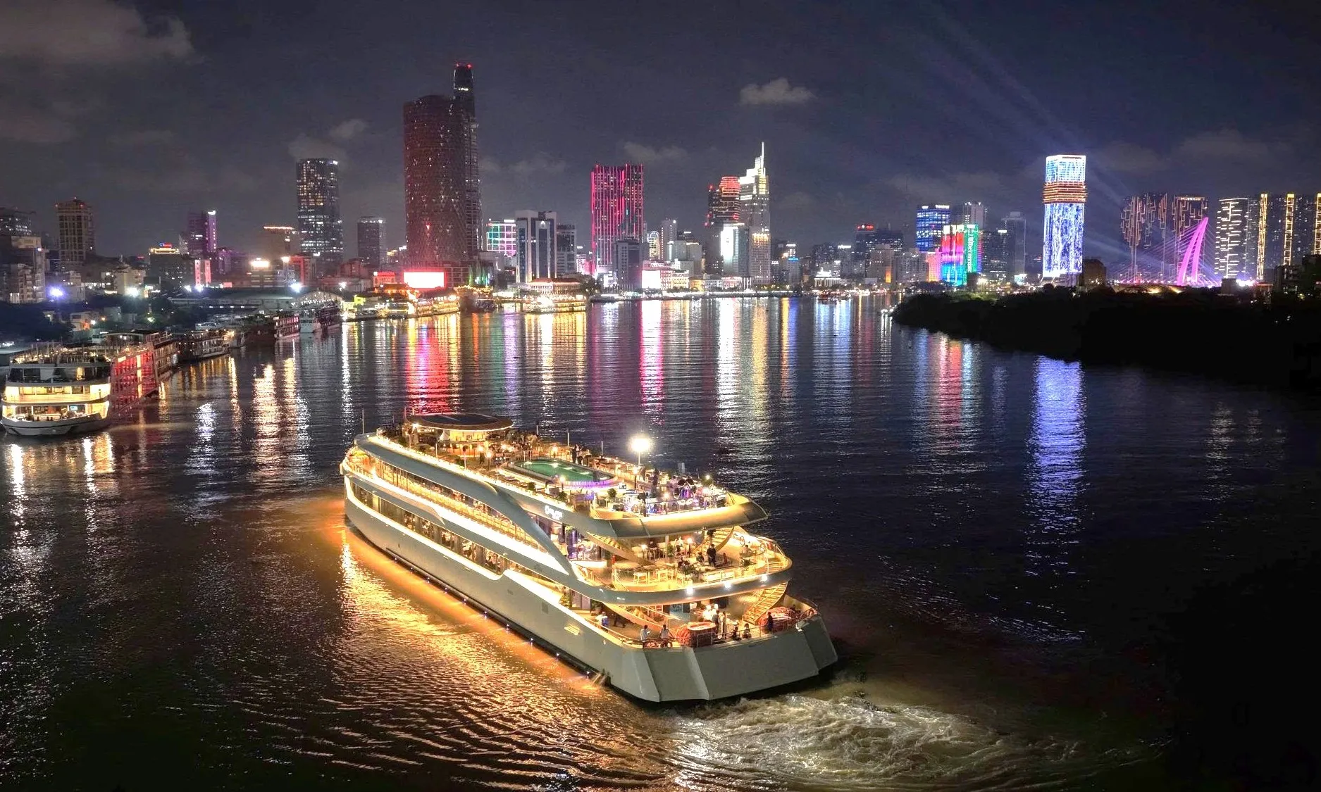 Du thuyền Elite Of SaiGon - Điểm nhấn mới của du lịch đường sông ở TPHCM