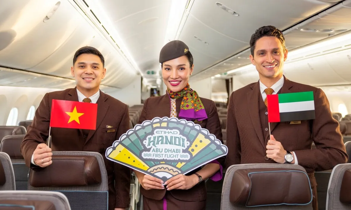 Etihad khai trương đường bay mới đến Việt Nam, kết nối Hà Nội - Abu Dhabi
