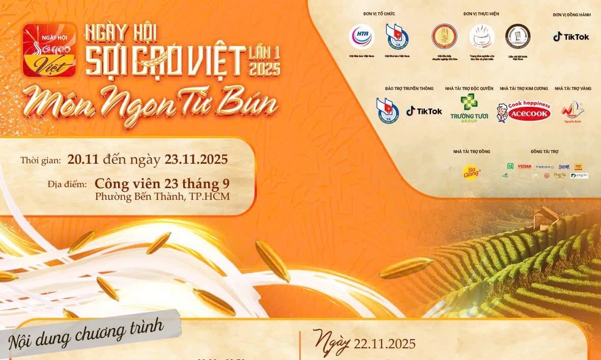 96 gian hàng giới thiệu ẩm thực 3 Miền tại Ngày hội Sợi Gạo Việt: Món ngon từ Bún lần 1