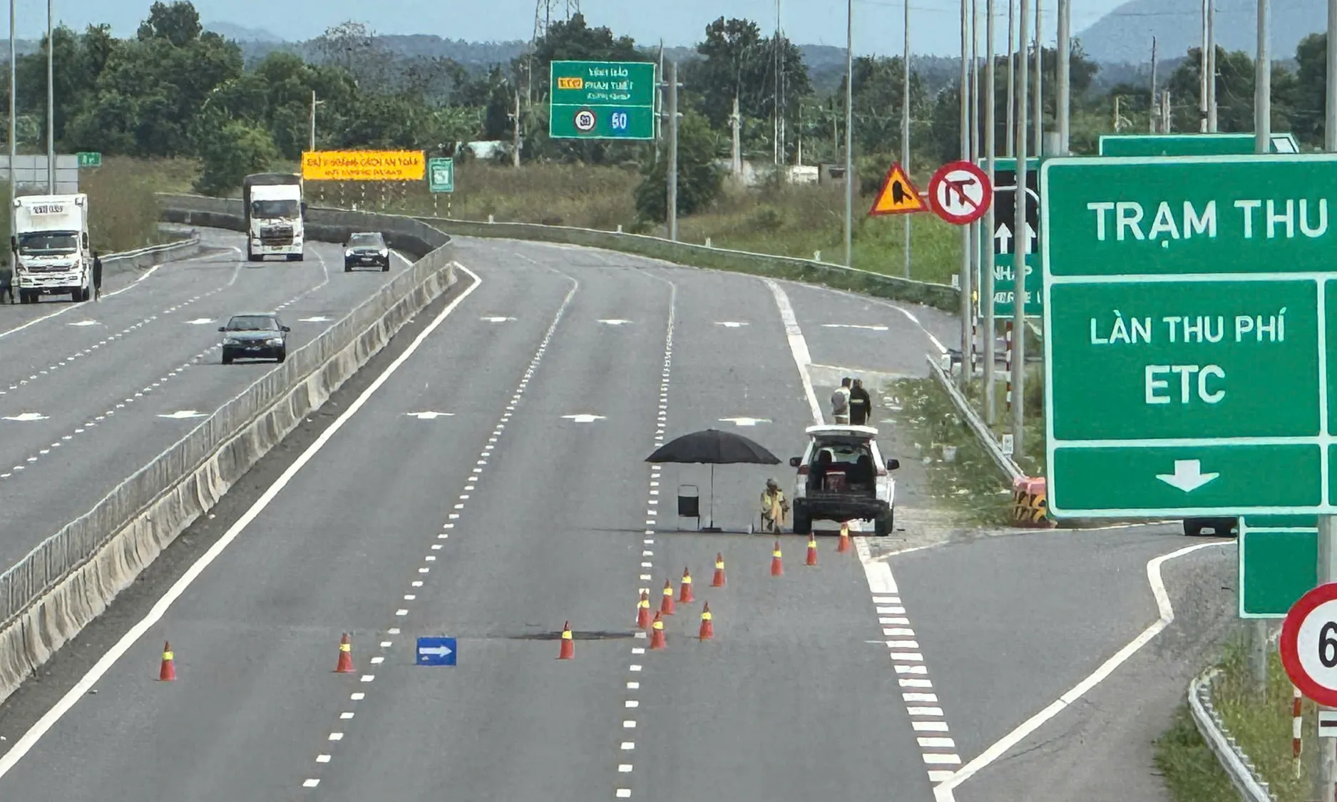 Tạm đóng nhiều đoạn cao tốc từ Lâm Đồng ra Khánh Hòa
