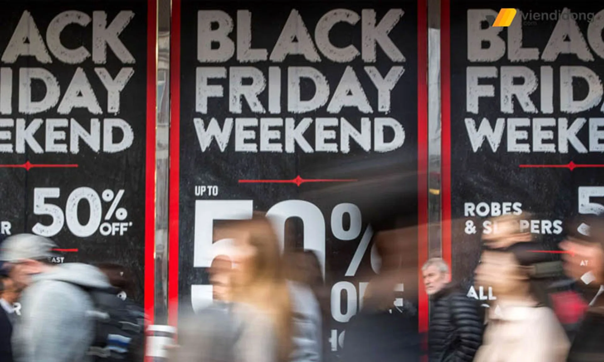 Khoảng 186,9 triệu người Người Mỹ sẽ đổ xô mua sắm trong dịp Black Friday