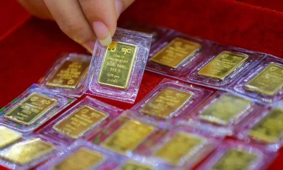 Giá vàng trong nước tăng mạnh 