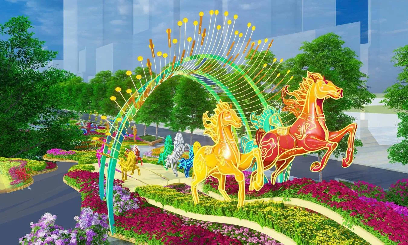 Đường hoa Nguyễn Huệ Tết 2026 lần đầu có hai phiên bản ngày - đêm