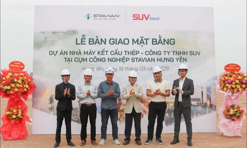 Stavian Industrial Park ký kết hợp đồng thuê đất và bàn giao mặt bằng cho nhà đầu tư 