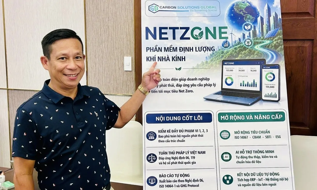 NetZone ra mắt tại Việt Nam với nền tảng quản trị dữ liệu carbon theo chuẩn quốc tế