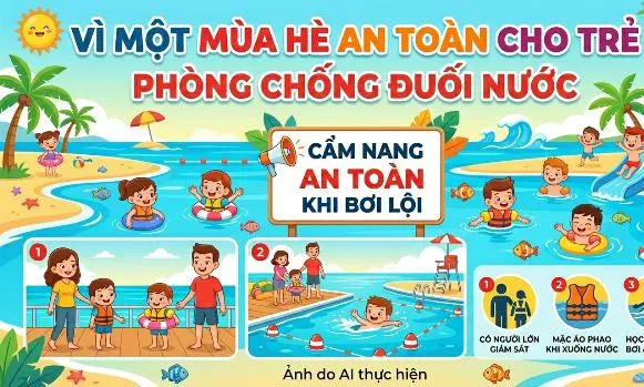 Vì một mùa Hè an toàn cho trẻ