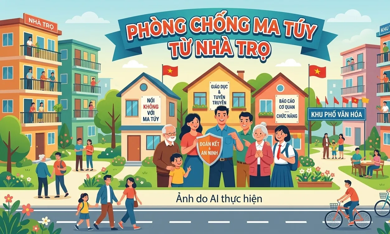 Xã Bình Chánh phòng chống ma túy từ nhà trọ