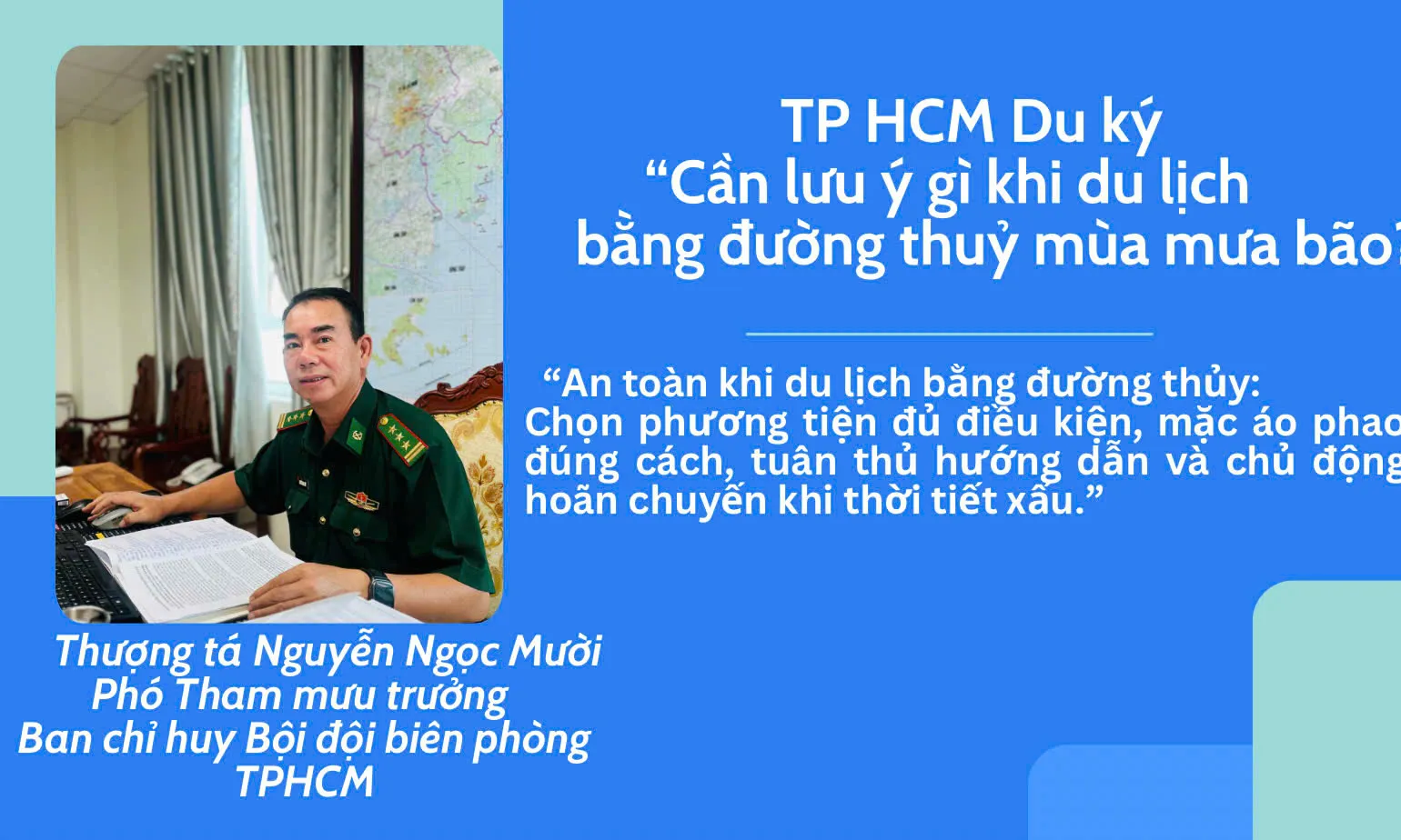 Cần lưu ý gì khi du lịch bằng đường thuỷ mùa mưa bão?
