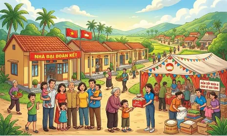 Lan tỏa sẻ chia từ những ngôi nhà Đại đoàn kết