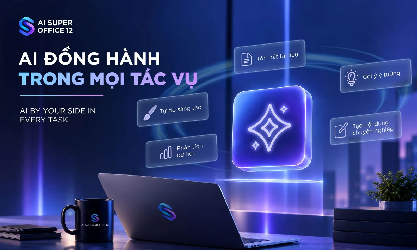 HÉ LỘ HỆ SINH THÁI VĂN PHÒNG AI SUPER OFFICE 12