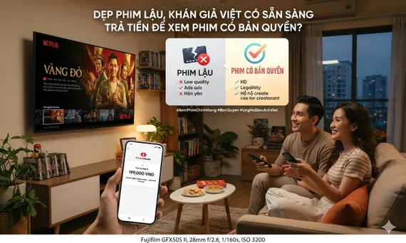 Dẹp phim lậu, liệu khán giả Việt có sẵn sàng trả tiền để xem phim có bản quyền?
