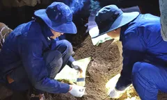 Tìm thấy hài cốt liệt sĩ và nhiều di vật tại Lào