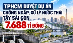 TPHCM duyệt dự án chống ngập, xử lý nước thải Tây Sài Gòn 7.688 tỉ đồng
