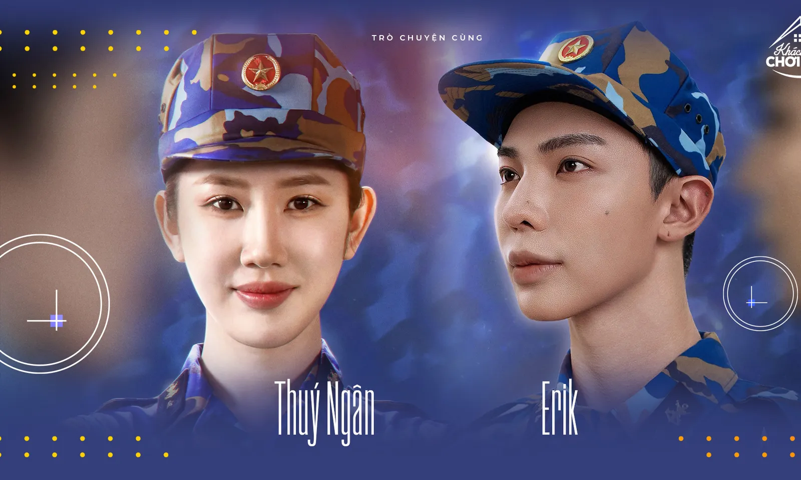 Diễn viên Thuý Ngân và ca sĩ Erik kể hậu trường khó quên tại Sao nhập ngũ 2026