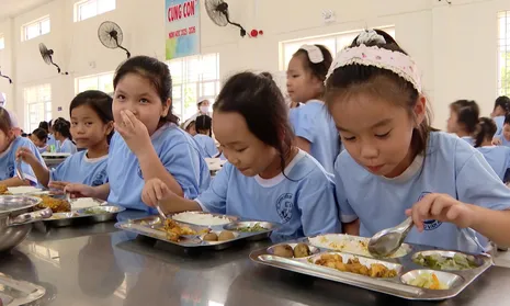 Xã Long Hải đảm bảo chuẩn an toàn bán trú học đường