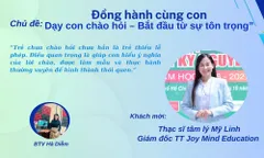 Dạy con chào hỏi – Bắt đầu từ sự tôn trọng