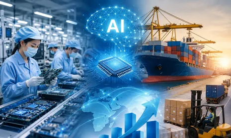 Kinh tế Việt Nam tăng tốc nhờ xuất khẩu công nghệ cao và AI