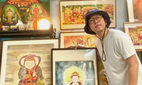 Khám phá bí quyết thành công của Họa sĩ vẽ tranh Bụt theo phong cách thiếu nhi