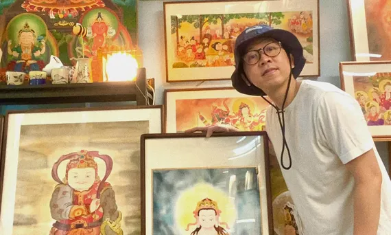 Khám phá bí quyết thành công của Họa sĩ vẽ tranh Bụt theo phong cách thiếu nhi