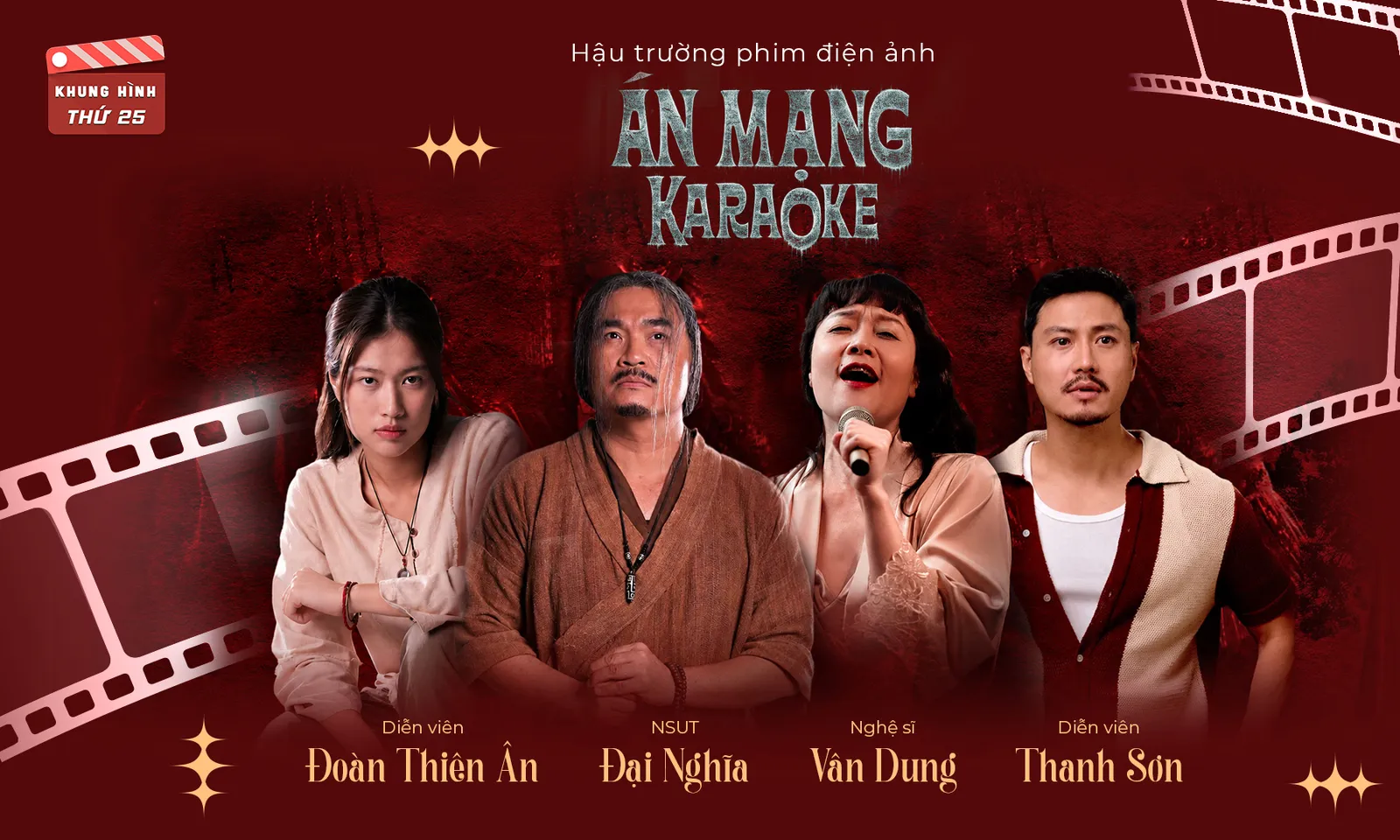 NSUT Đại Nghĩa: Vai của Nghĩa trong Án mạng Karaoke có thời gian hoá trang gấp đôi các vai khác
