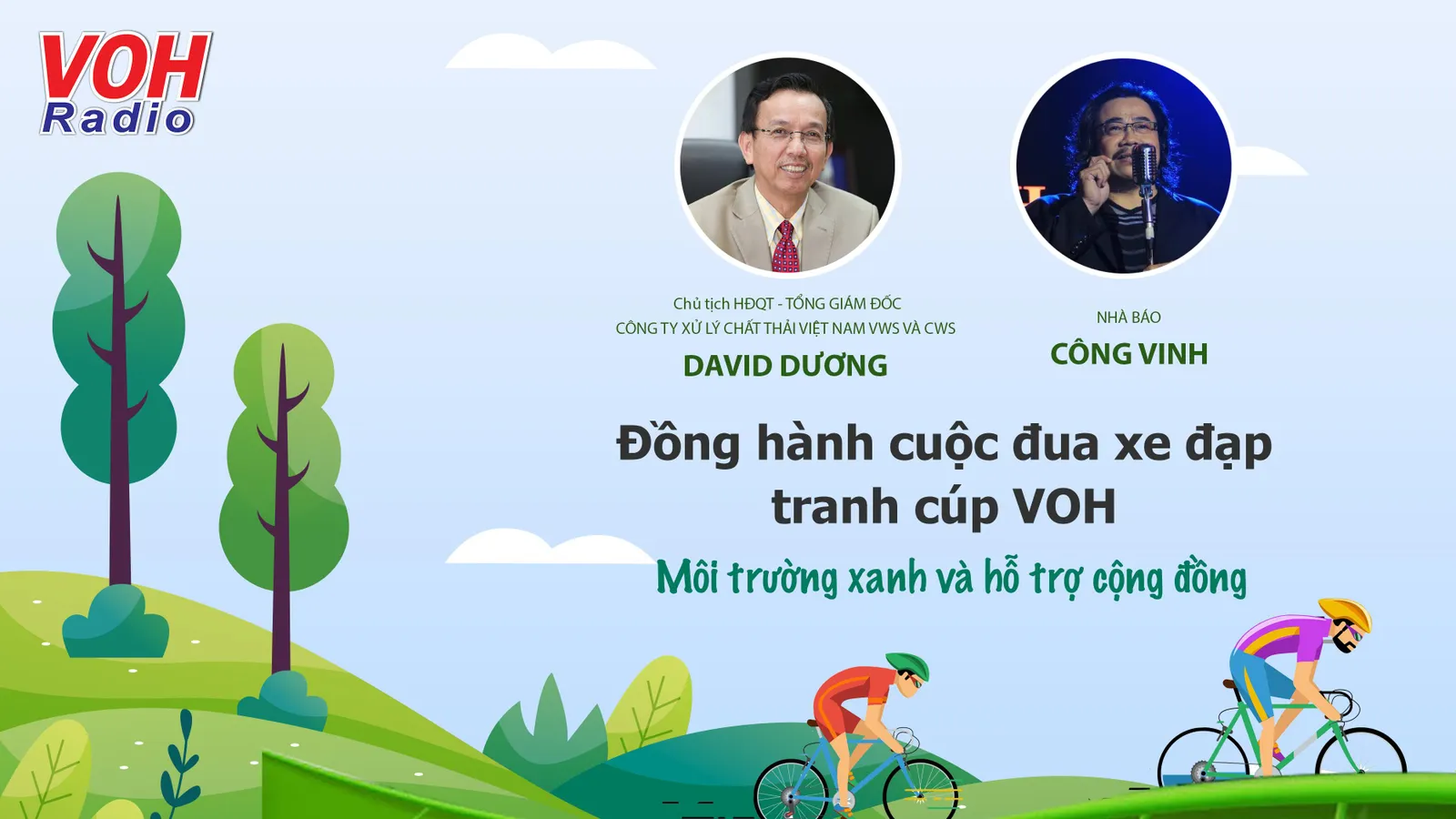 Giao lưu với Doanh nghiệp xanh đồng hành cùng Cuộc đua xe đạp tranh cúp VOH