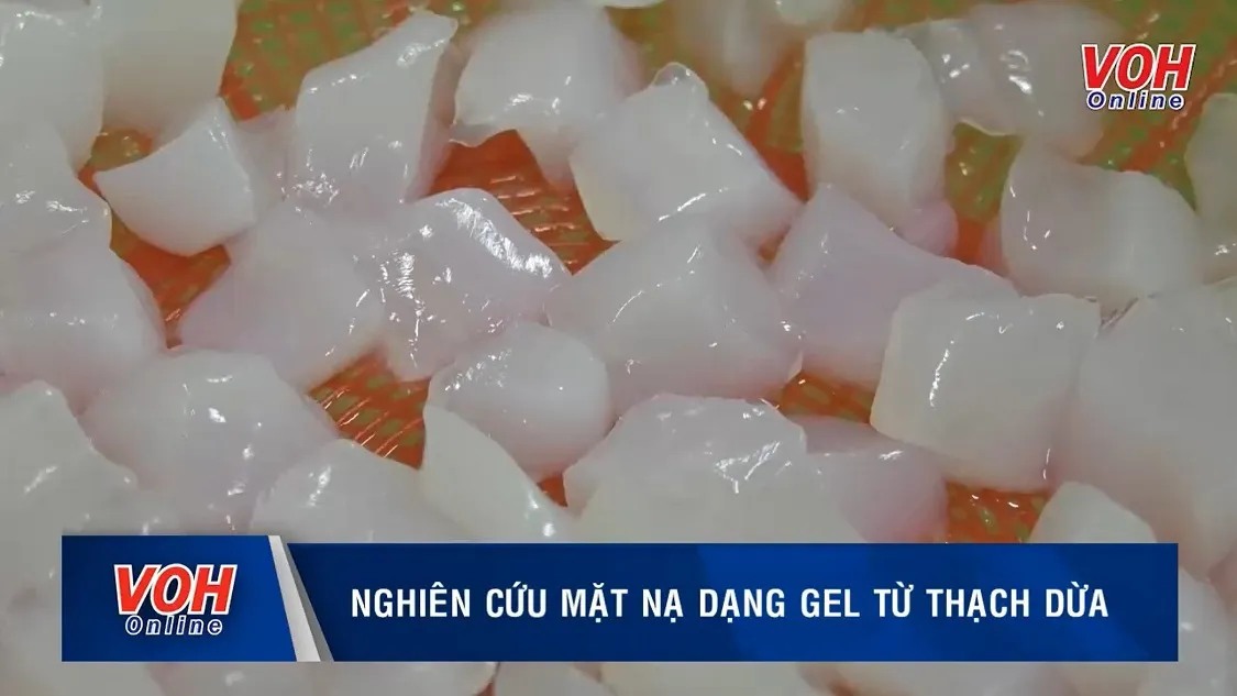 Mặt nạ gel từ thạch dừa 