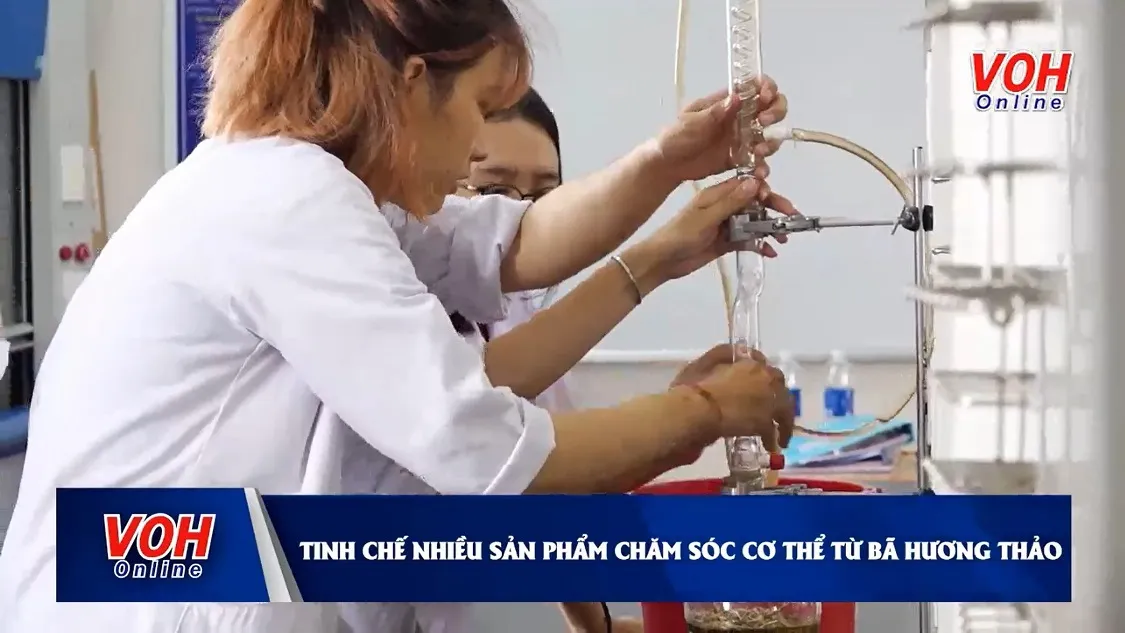 Tinh chế nhiều sản phẩm chăm sóc cơ thể từ bã hương thảo